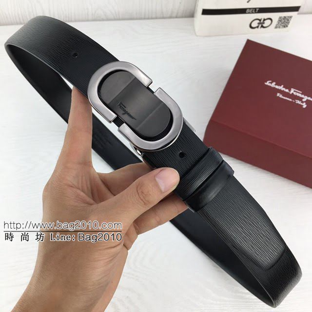 菲拉格慕男士皮帶 Ferragamo雙面牛皮爆款腰帶  jjp2219